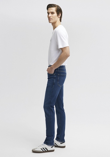  Mavi Jake 90lar Tokk Koyu İndigo Mavisi Jean Pantolon 0042234788