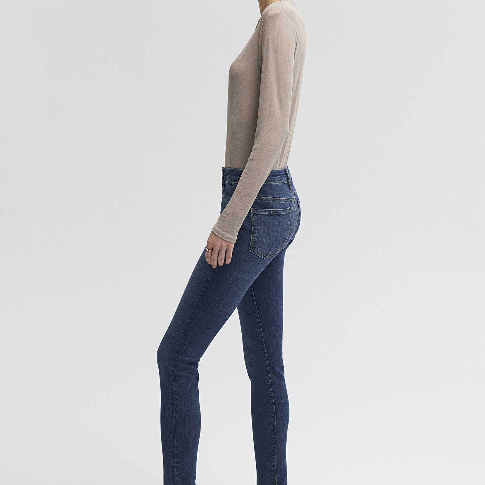 Mavi Alissa Casual Koyu Mavi Jean Pantolon 1067835246