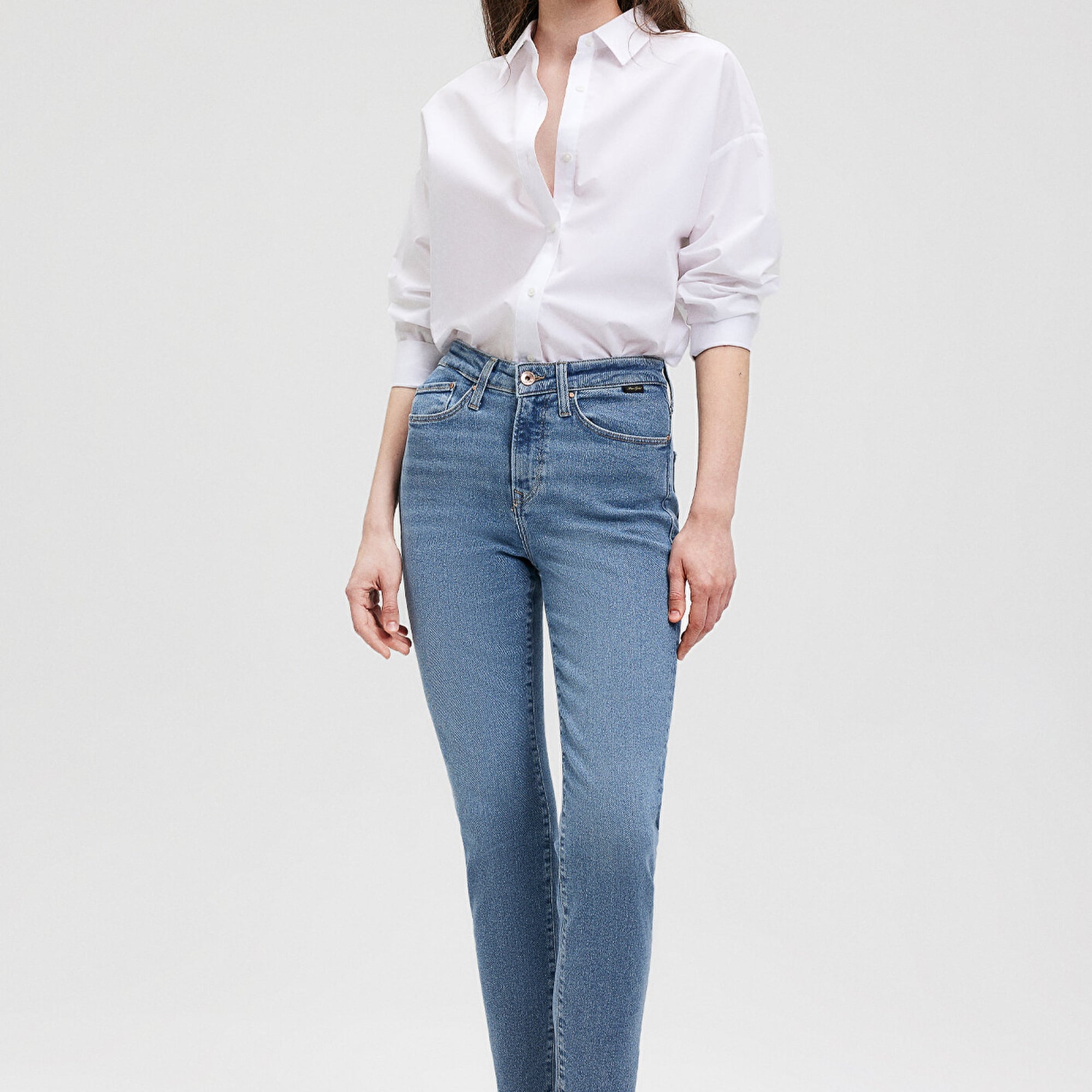 Mavi Cindy Gold Shape Gölgeli İndigo Mavisi Jean Pantolon 100277-33555