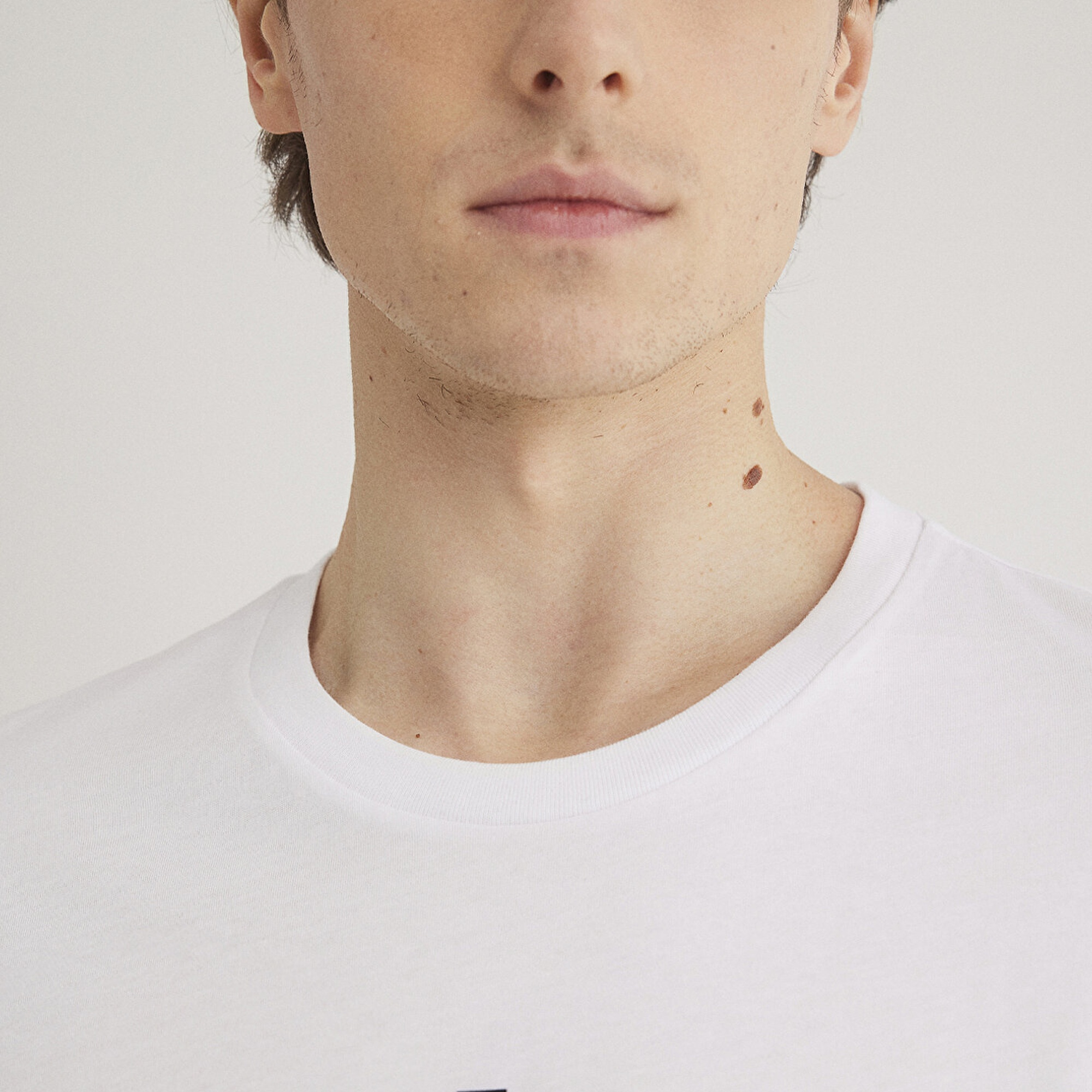 Mavi Siyah Miav Baskılı Beyaz Tişört Regular Fit / Normal Kesim 067153-602