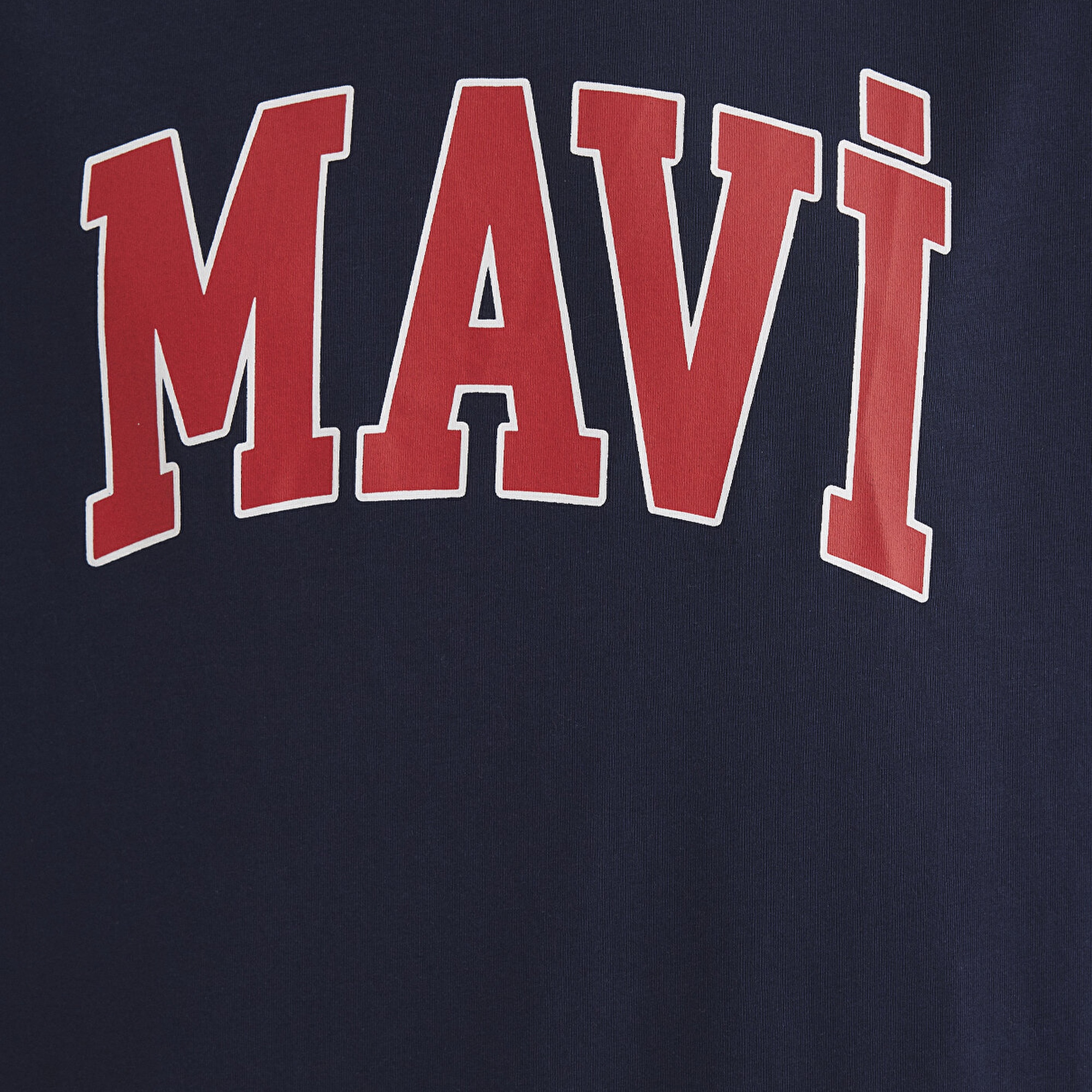 Mavi Mavi Logo Baskılı Lacivert Tişört Loose Fit / Bol Rahat Kesim 0611711-84371