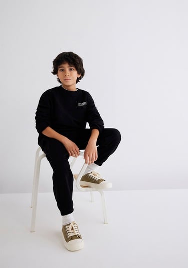  Mavi Mavi Logo Baskılı Siyah Sweatshirt 6S10034-900