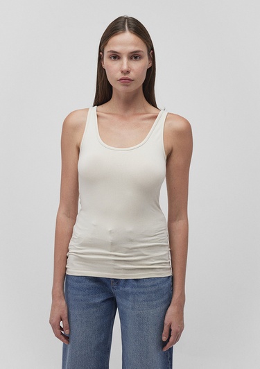  Mavi 2li Kadın Basic Atlet Fitted / Vücuda Oturan Kesim 1611367-70134