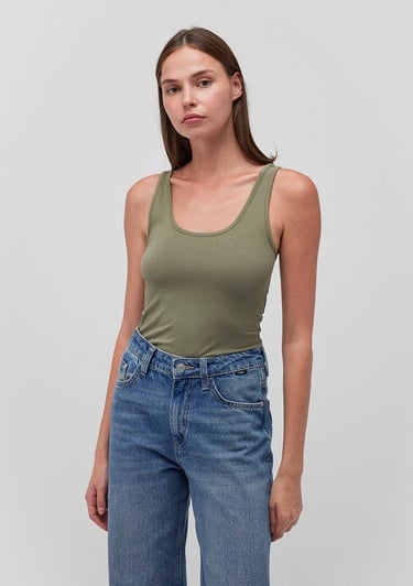  Mavi 2li Kadın Basic Atlet Fitted / Vücuda Oturan Kesim 1611367-70134