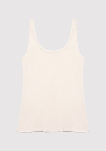  Mavi 2li Kadın Basic Atlet Fitted / Vücuda Oturan Kesim 1611367-70134