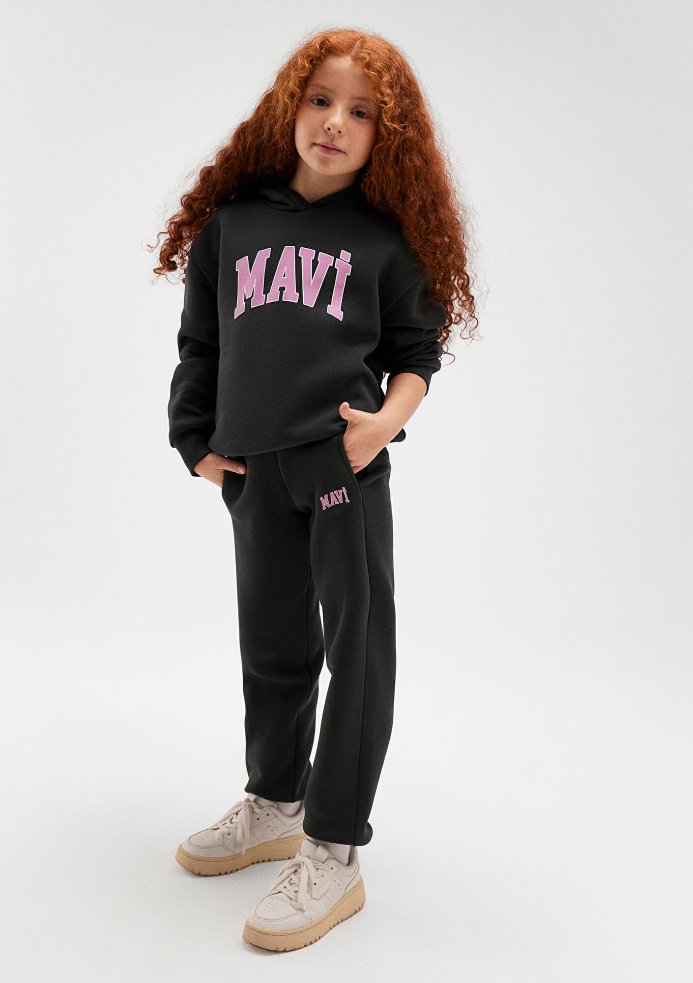  Mavi Mavi Logo Baskılı Siyah Eşofman Altı 7010000-70087