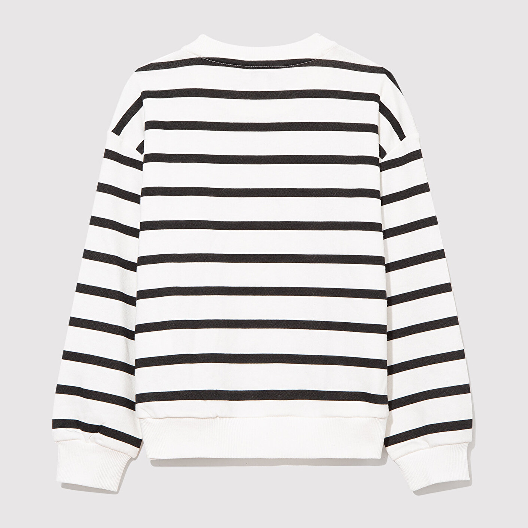 Mavi Mavi Logo Baskılı Siyah Çizgili Sweatshirt 7S10038-900