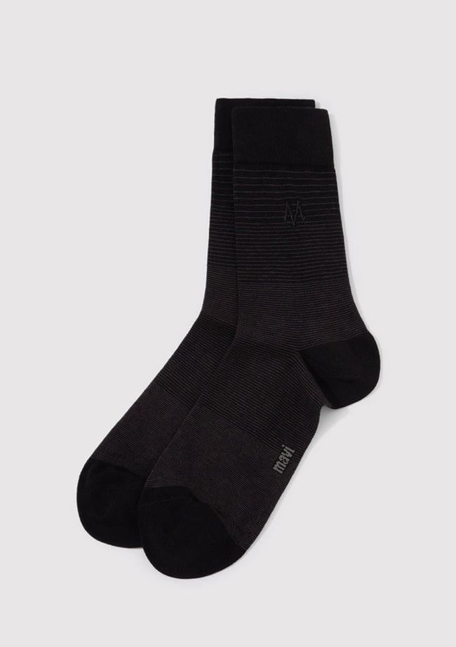  Mavi Siyah Soket Çorap 0911364-900