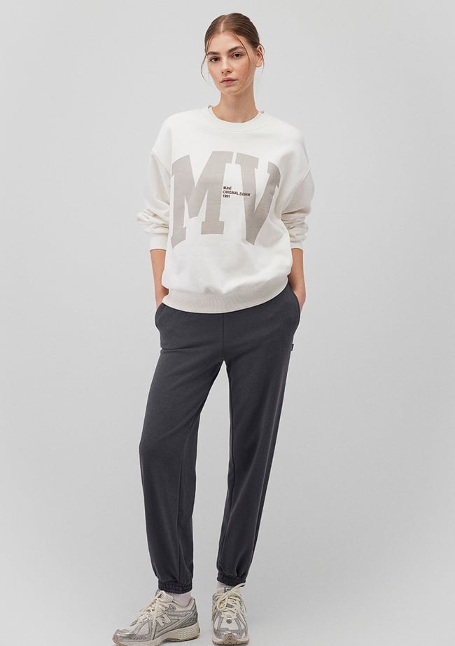  Mavi Antrasit Basic Eşofman Altı 1600903-70087