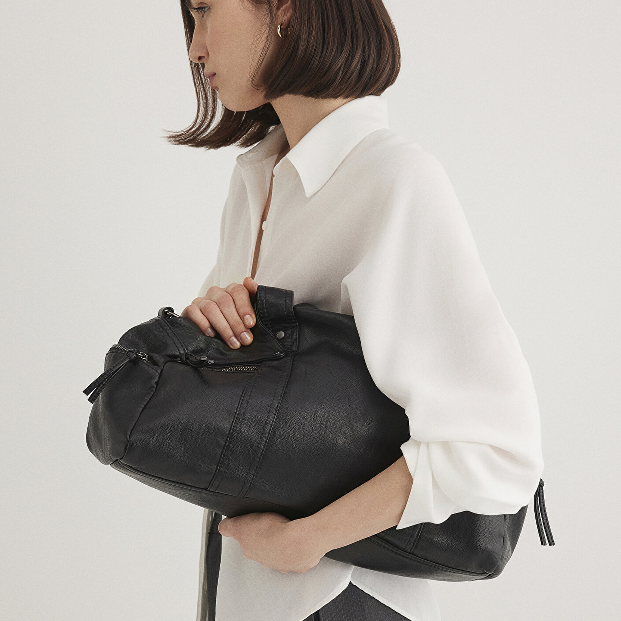 Mavi Siyah Omuz Çantası 1912134-900