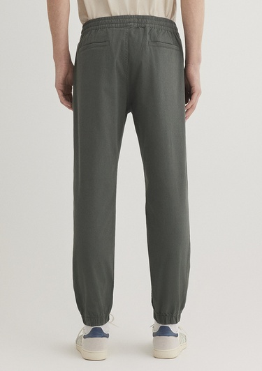  Mavi Beli Lastikli Koyu Yeşil Pantolon 000169-71598