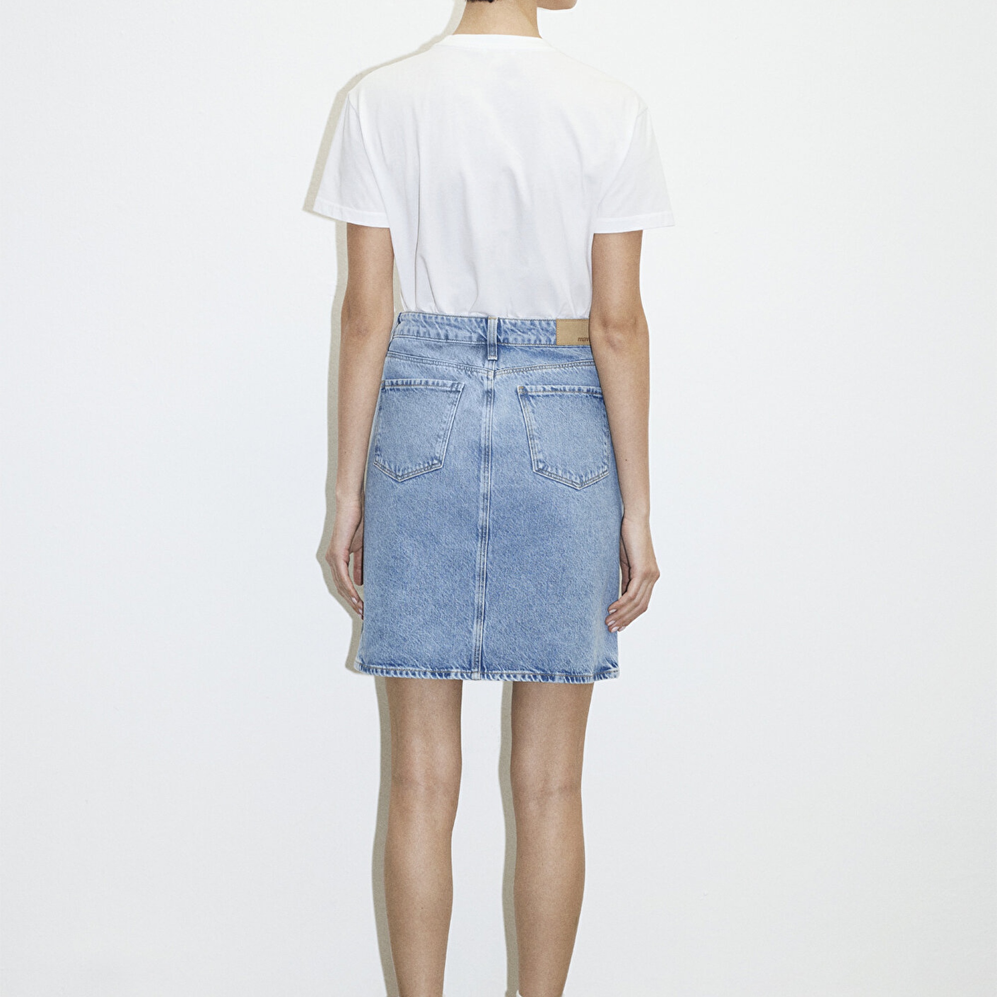 Mavi Valerie Casual Açık Mavi Jean Etek 1319886784