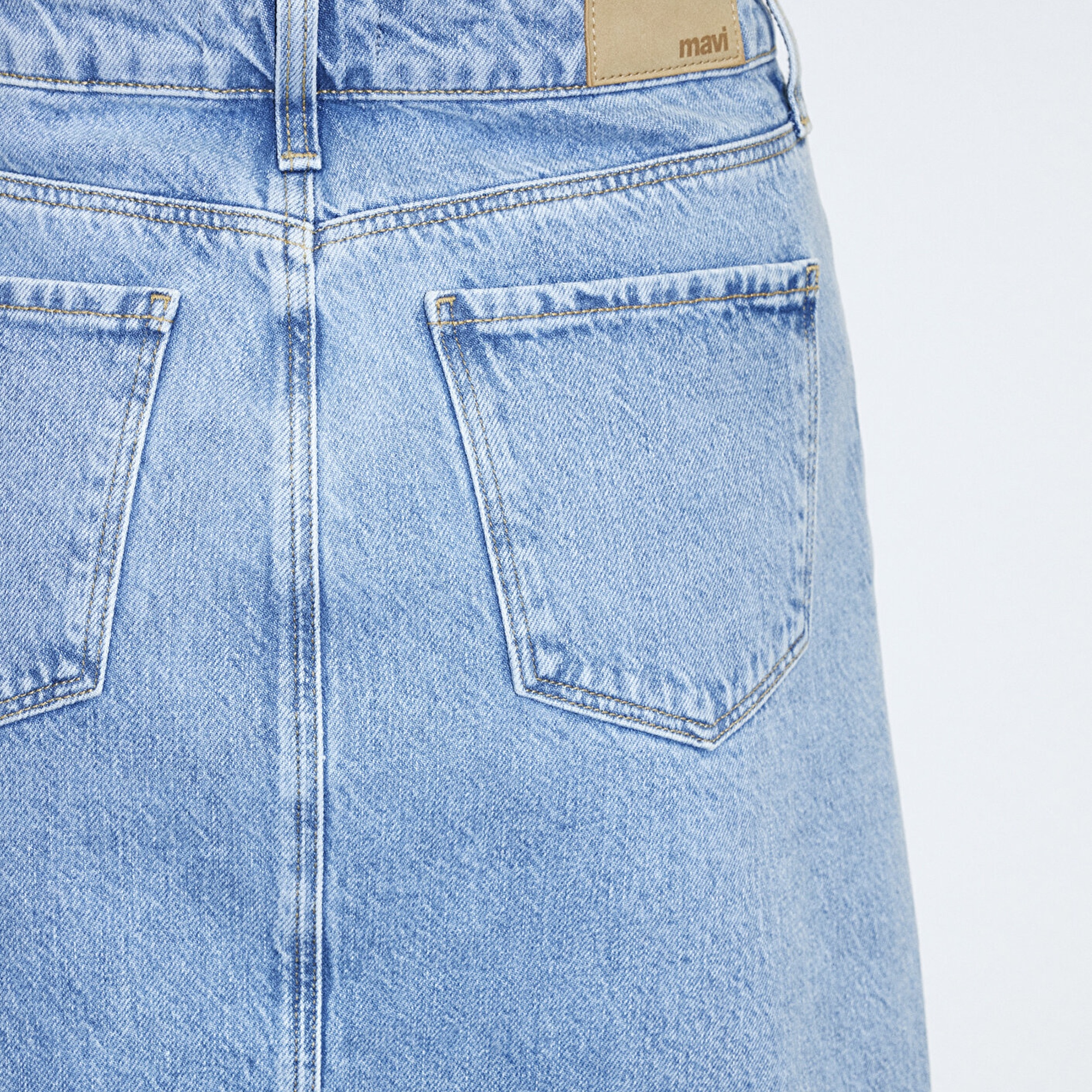 Mavi Valerie Casual Açık Mavi Jean Etek 1319886784