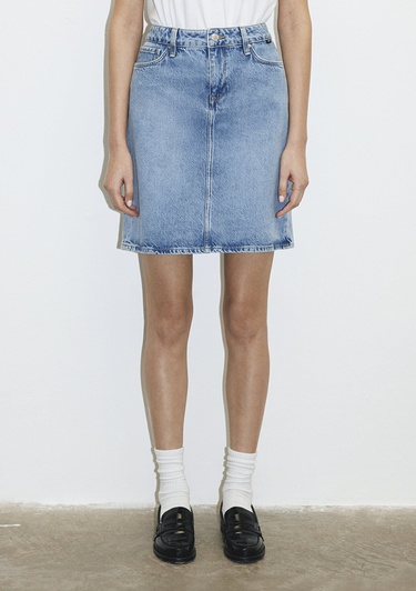  Mavi Valerie Casual Açık Mavi Jean Etek 1319886784