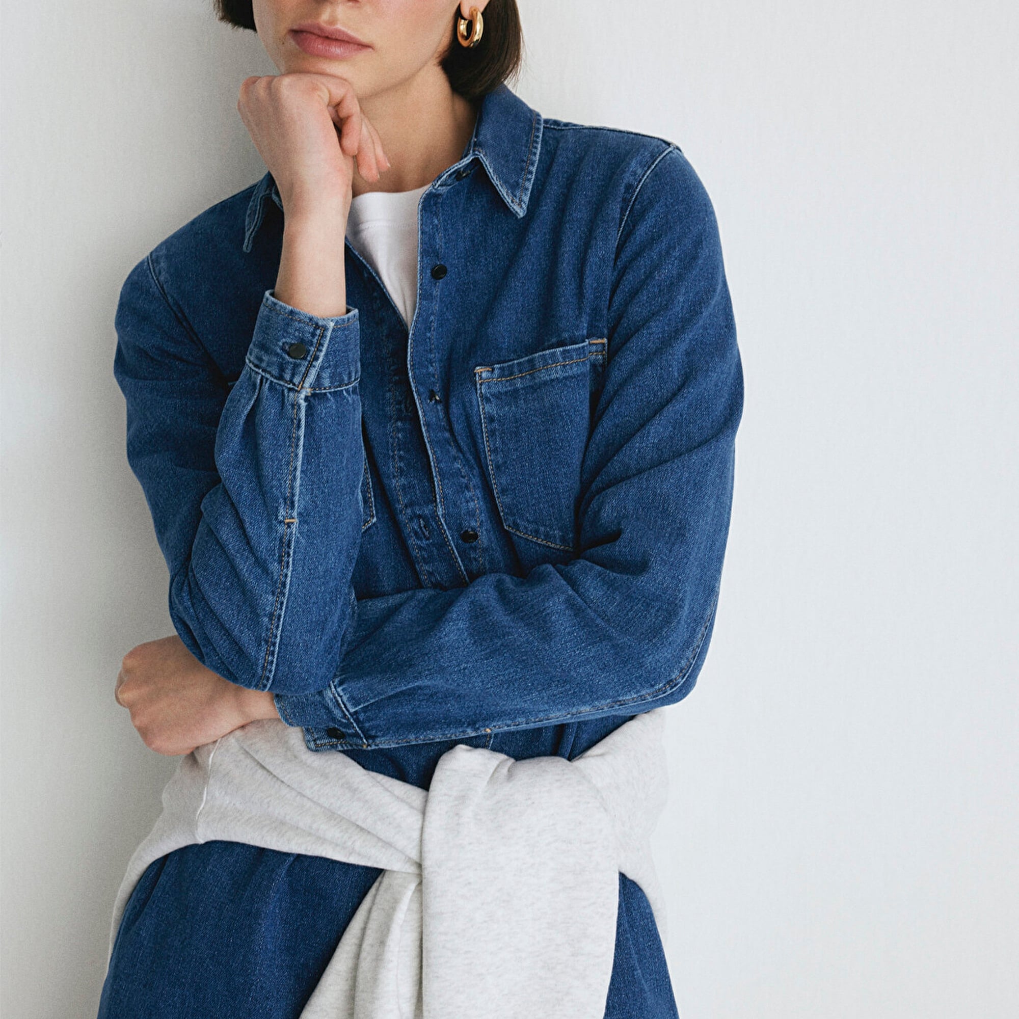 Mavi Liz Casual Koyu Mavi  Jean Elbise 130656-86430