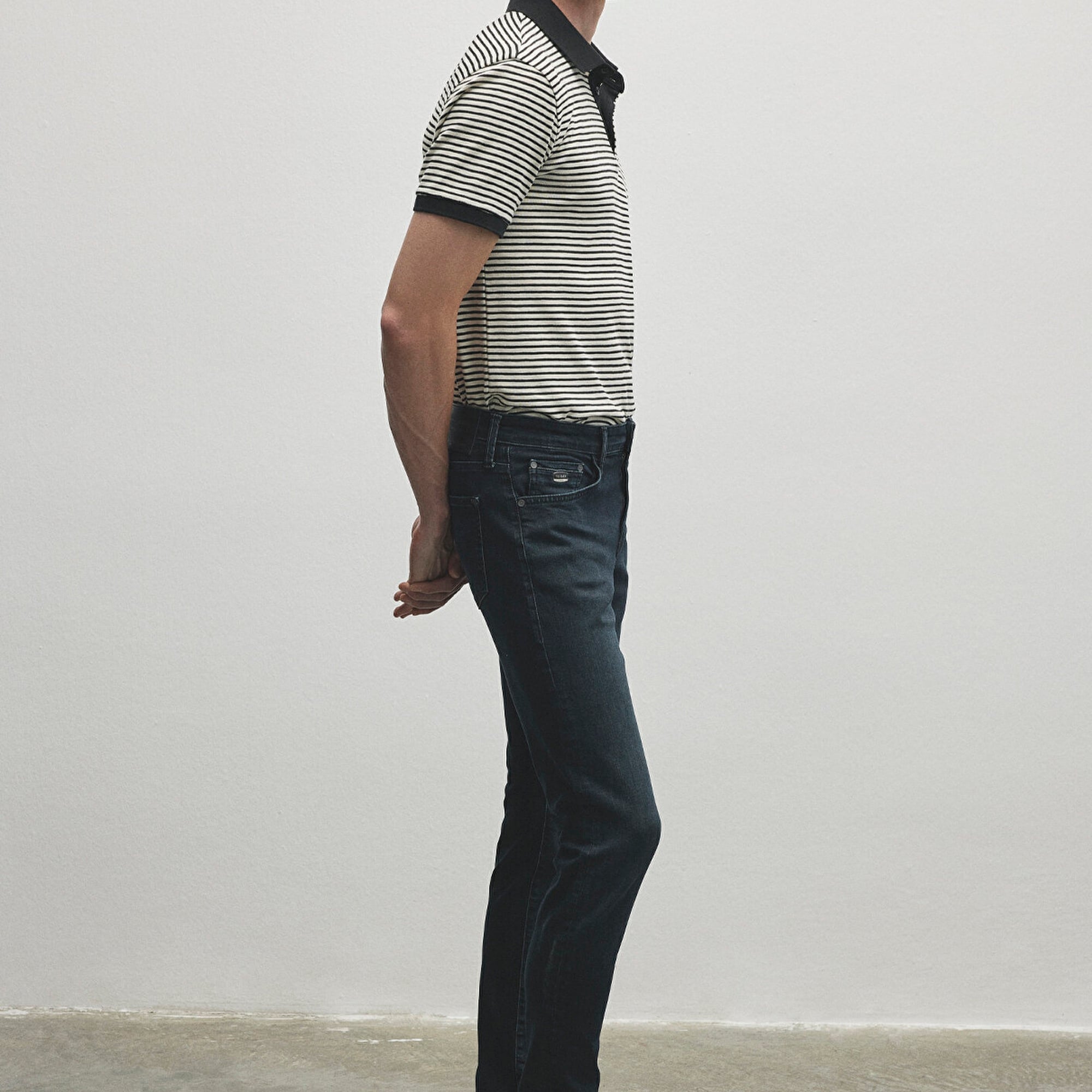 Mavi James Lux Black Puslu Koyu Mavi Jean Pantolon 0042486543