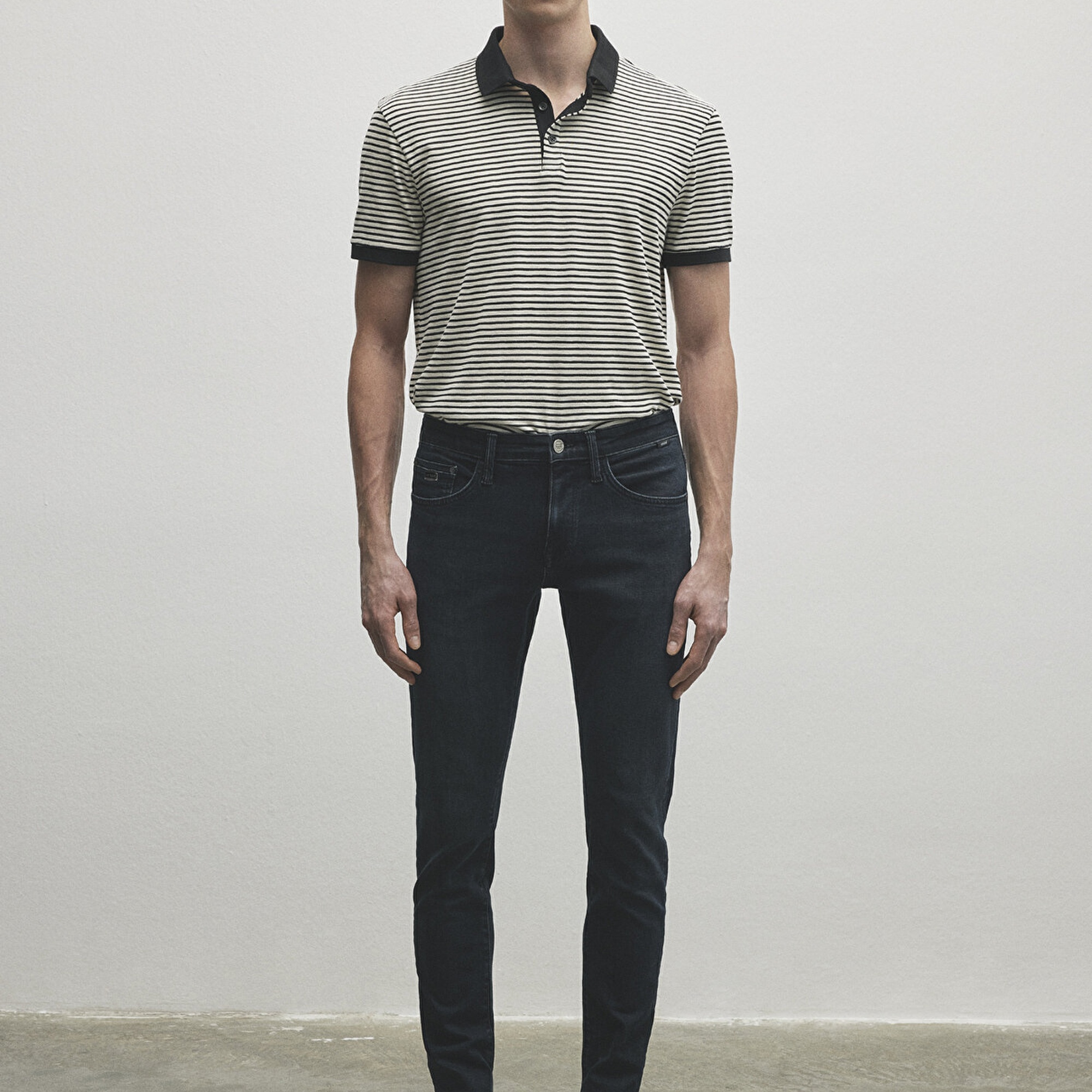 Mavi James Lux Black Puslu Koyu Mavi Jean Pantolon 0042486543