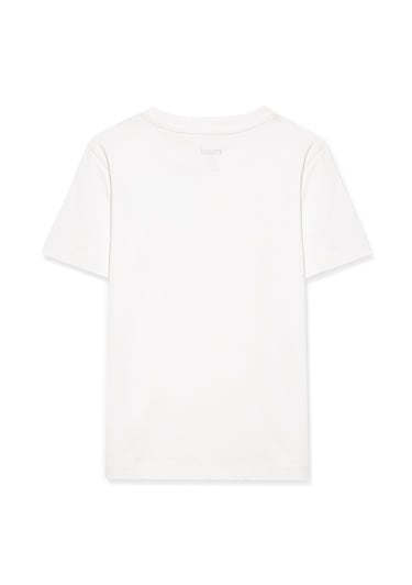  Mavi Organik Pamuklu Beyaz Basic Tişört Regular Fit / Normal Kesim 7610197-70057