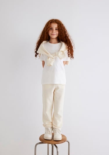  Mavi Organik Pamuklu Beyaz Basic Tişört Regular Fit / Normal Kesim 7610197-70057