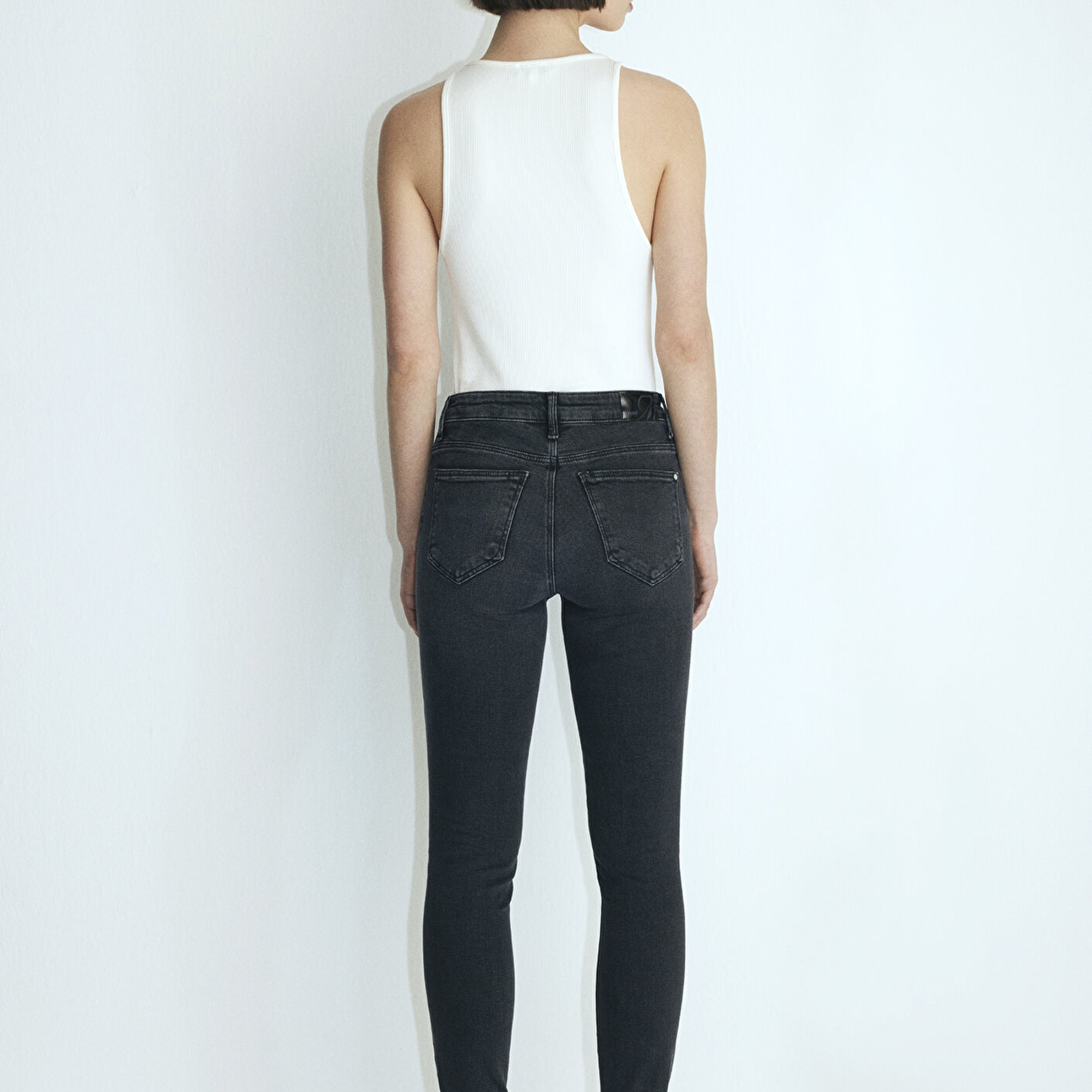 Mavi Tess M Girly Koyu Gri Jean Pantolon 100328-86444