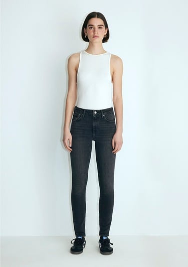  Mavi Tess M Girly Koyu Gri Jean Pantolon 100328-86444