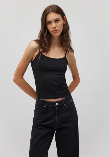  Mavi Siyah Basic Atlet Fitted / Vücuda Oturan Kesim 1612378-900