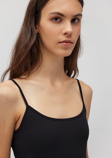  Mavi Siyah Basic Atlet Fitted / Vücuda Oturan Kesim 1612378-900