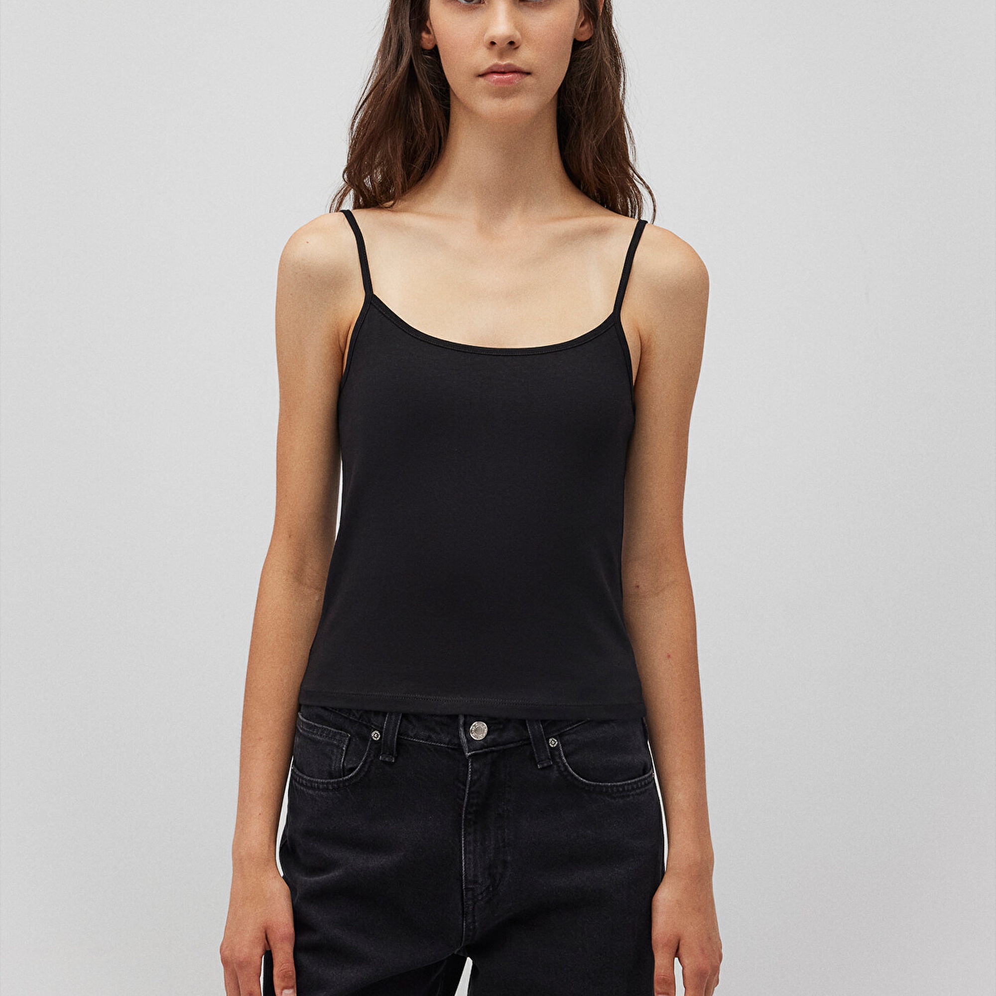 Mavi Siyah Basic Atlet Fitted / Vücuda Oturan Kesim 1612378-900