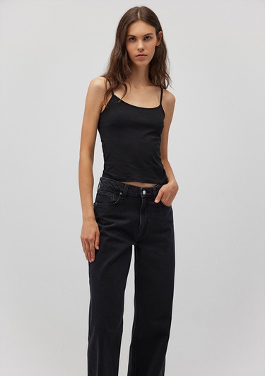  Mavi Siyah Basic Atlet Fitted / Vücuda Oturan Kesim 1612378-900