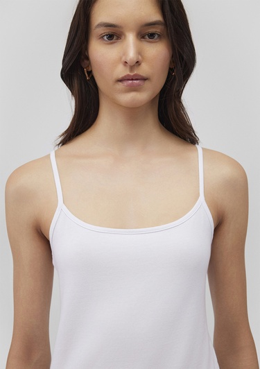  Mavi Beyaz Basic Atlet Fitted / Vücuda Oturan Kesim 1612378-620