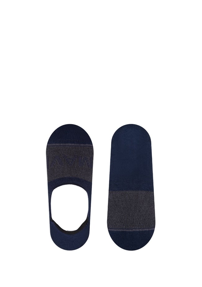  Mavi Mavi Logo Baskılı Lacivert Babet Çorabı 0911319-70500