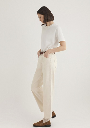  Mavi Leila Mavi Premium Krem Jean Pantolon 1010600-87058