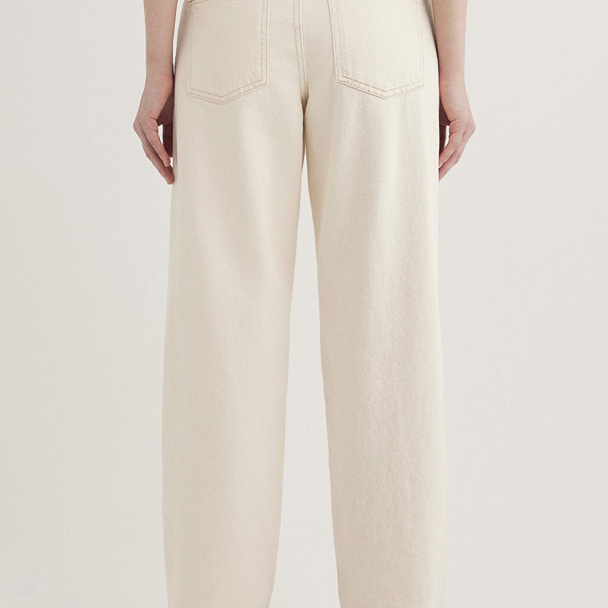 Mavi Leila Mavi Premium Krem Jean Pantolon 1010600-87058