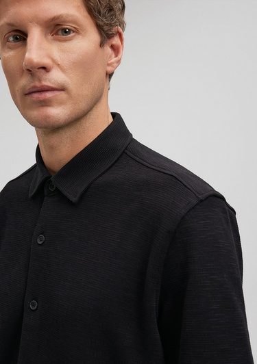  Mavi Siyah Gömlek Regular Fit / Normal Kesim 0210877-900