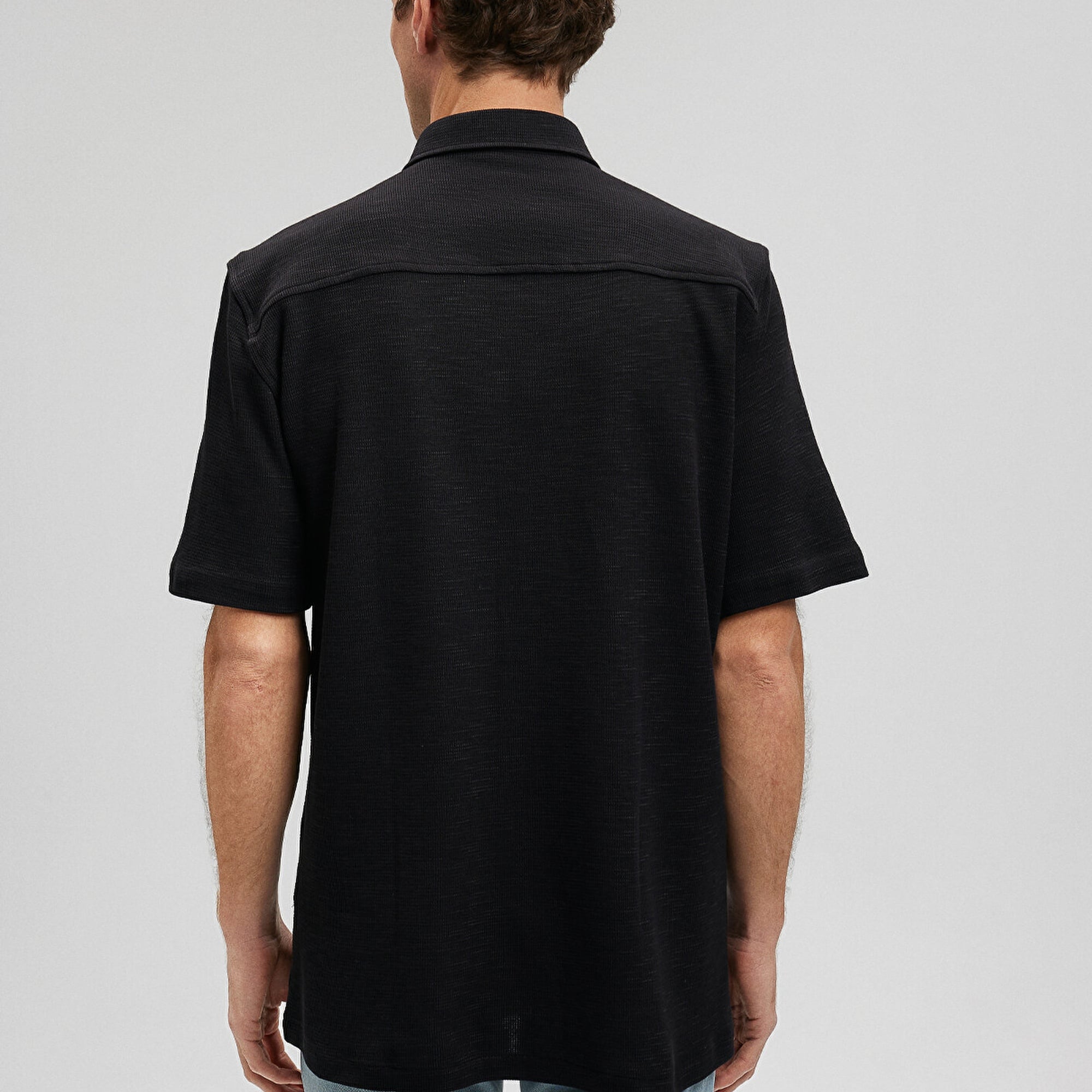 Mavi Siyah Gömlek Regular Fit / Normal Kesim 0210877-900