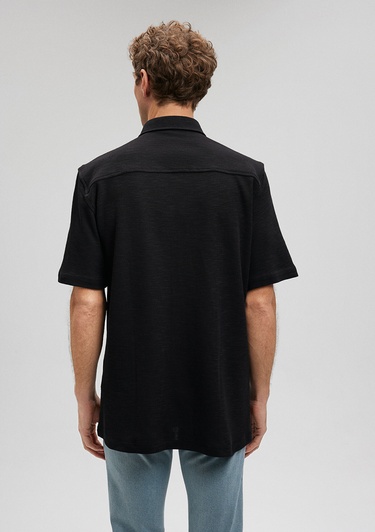  Mavi Siyah Gömlek Regular Fit / Normal Kesim 0210877-900