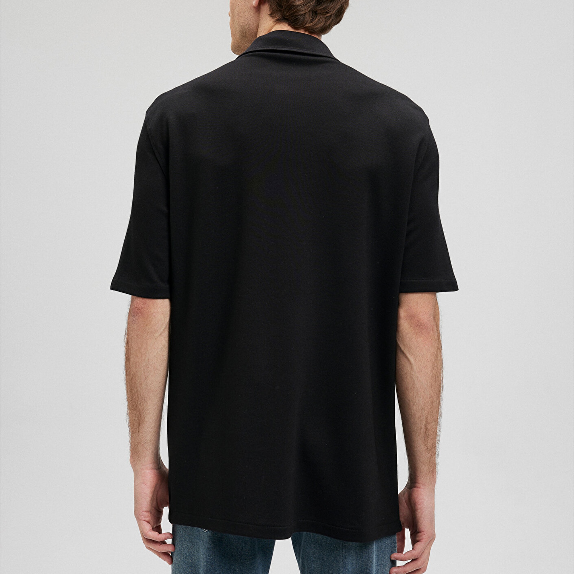 Mavi Siyah Gömlek Slim Fit / Dar Kesim 0210874-900