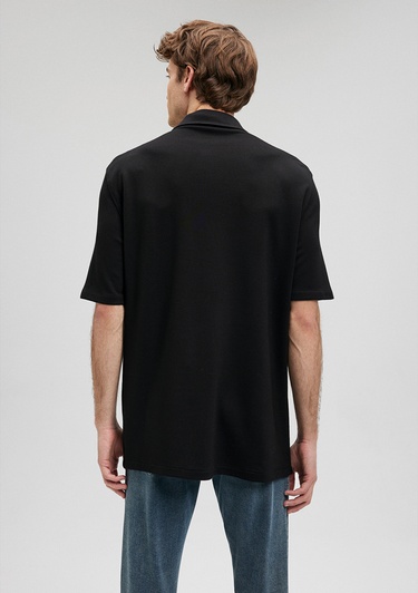  Mavi Siyah Gömlek Slim Fit / Dar Kesim 0210874-900