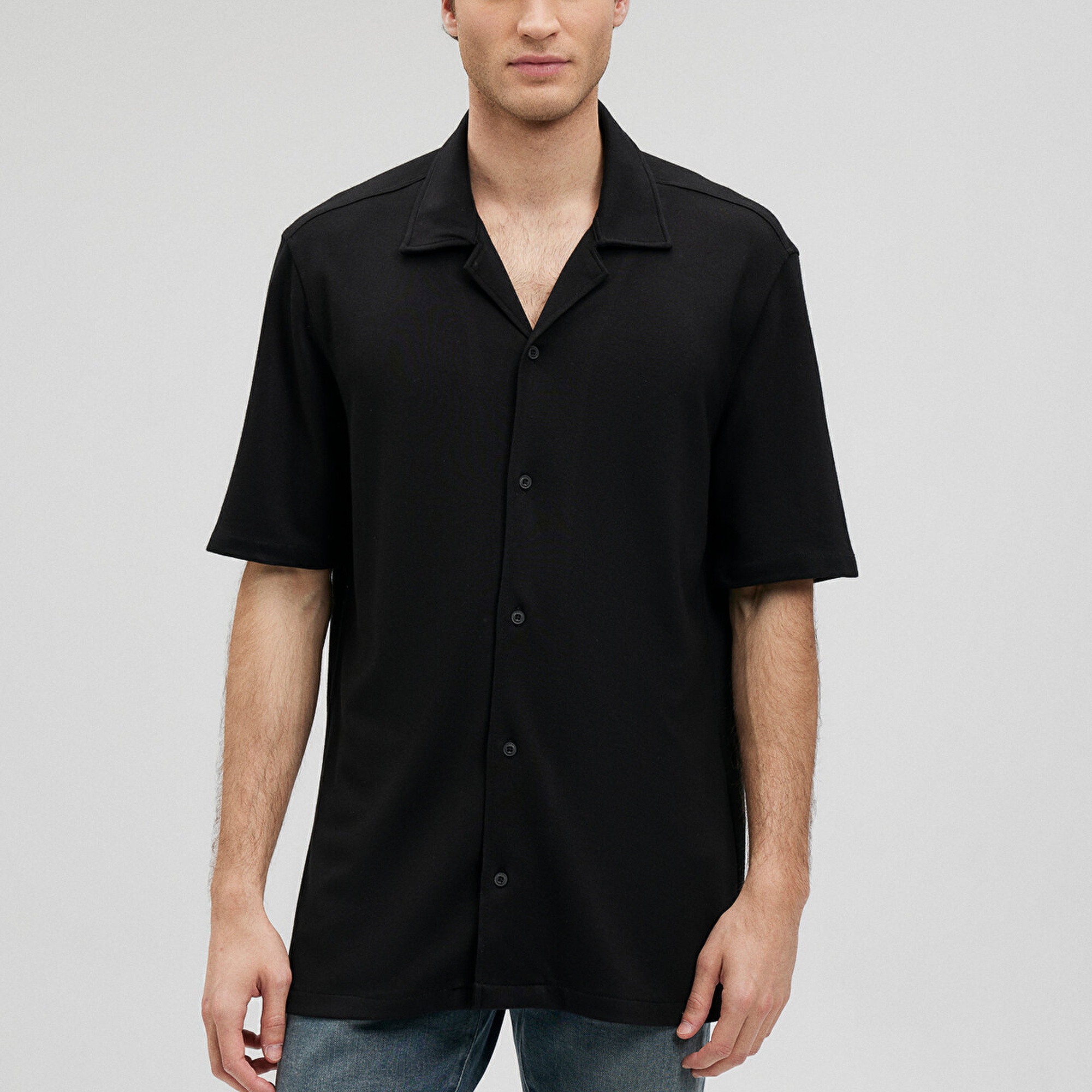 Mavi Siyah Gömlek Slim Fit / Dar Kesim 0210874-900