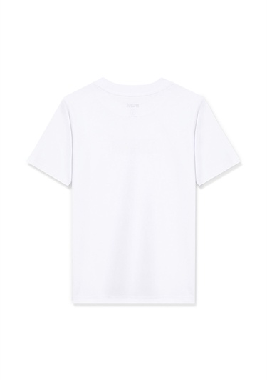  Mavi Mavi Logo Baskılı Beyaz Tişört Regular Fit / Normal Kesim 66323620