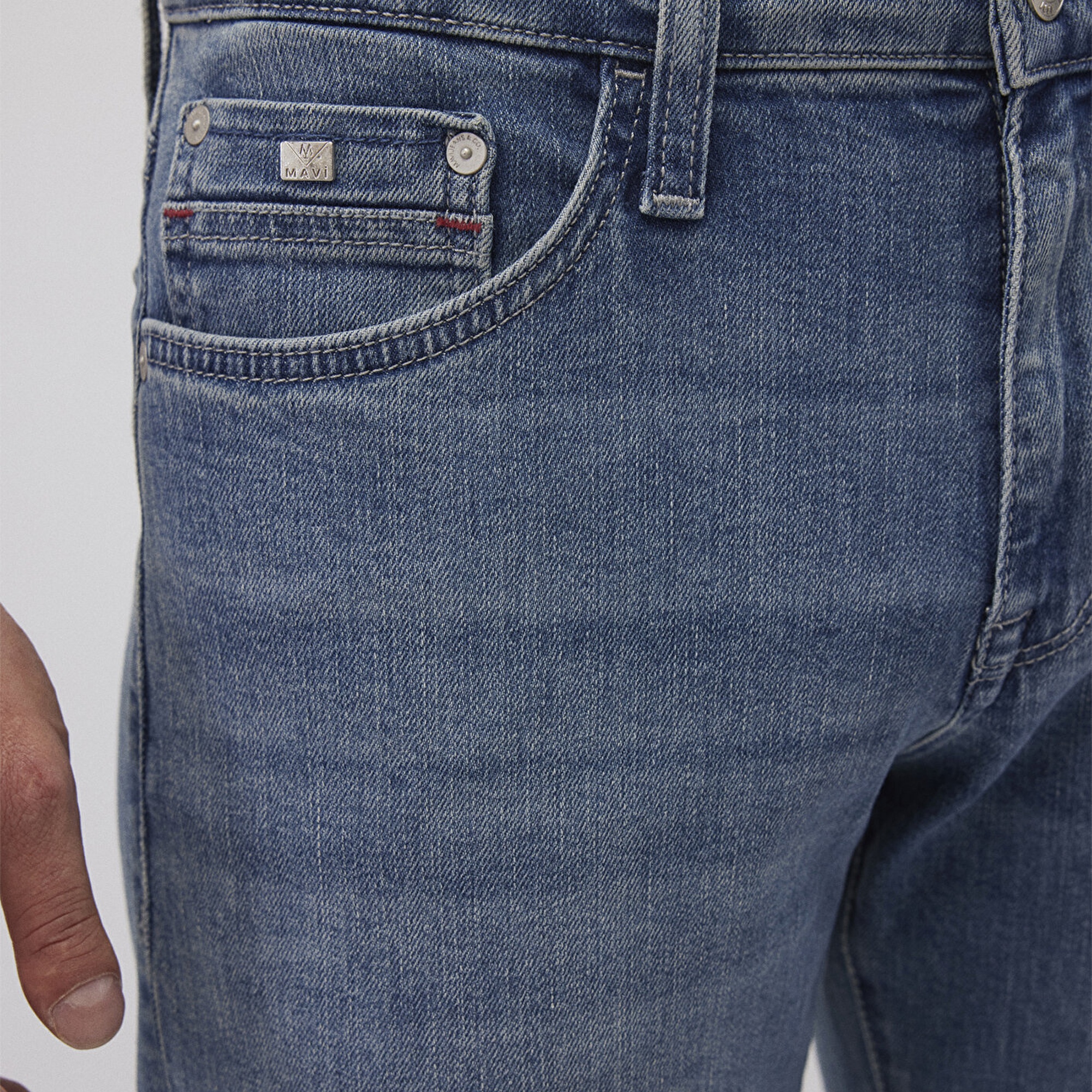 Mavi Hunter Mavi Premium Puslu Indigo Mavisi Jean Pantolon 0020233454