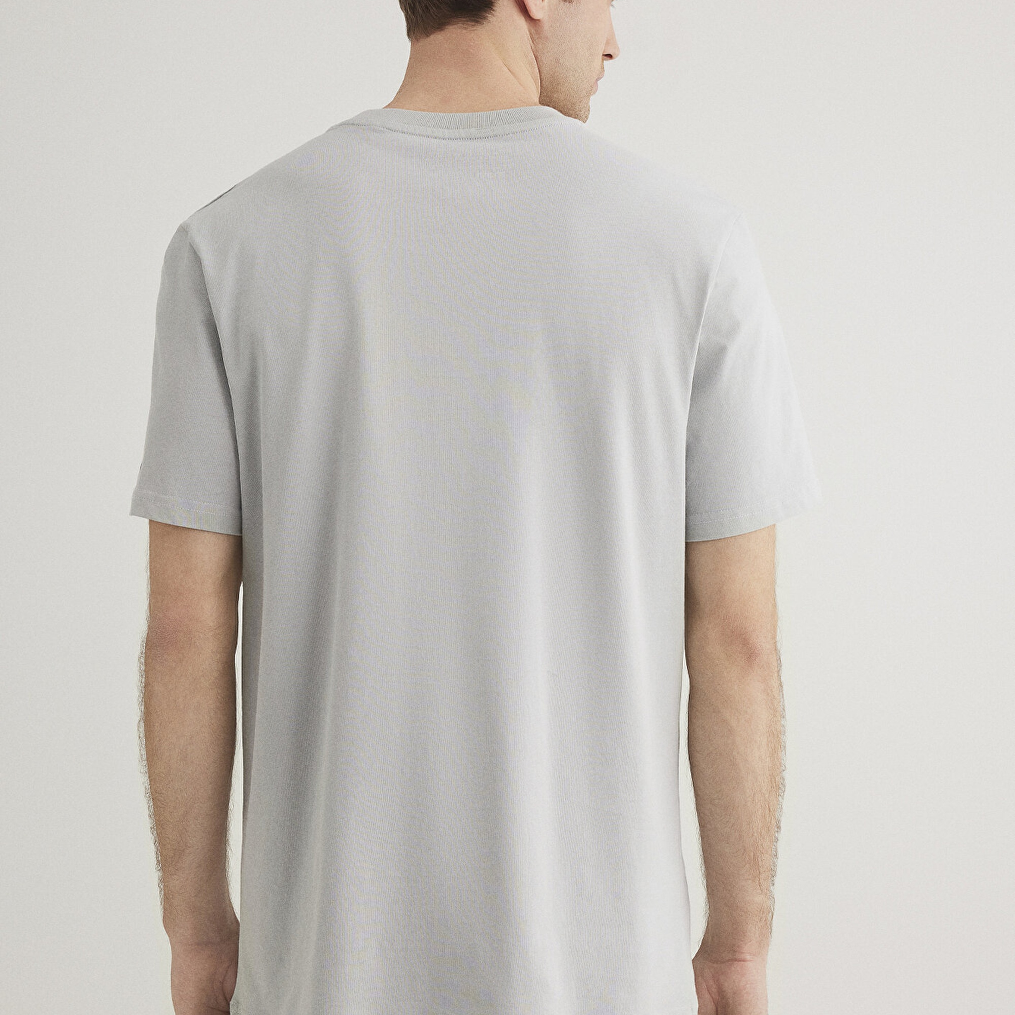 Mavi Mavi İstanbul Baskılı Gri Tişört Regular Fit / Normal Kesim 0612274-70075