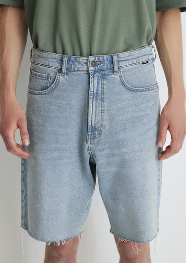  Mavi Isac 90lar Vintage Açık Mavi Jean Şort 0410679-87140