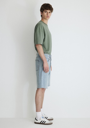  Mavi Isac 90lar Vintage Açık Mavi Jean Şort 0410679-87140