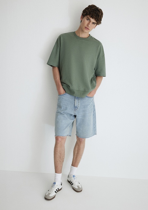  Mavi Isac 90lar Vintage Açık Mavi Jean Şort 0410679-87140