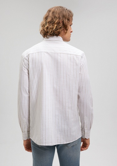  Mavi Çizgili Gömlek  8811054-87831