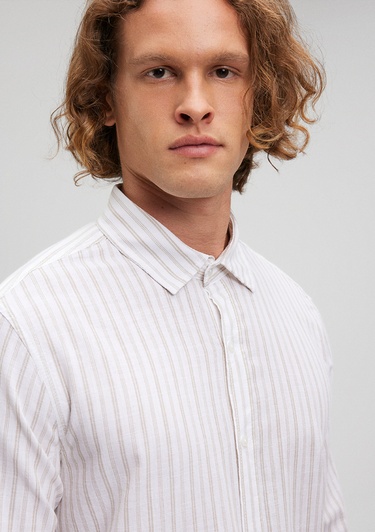  Mavi Çizgili Gömlek  8811054-87831