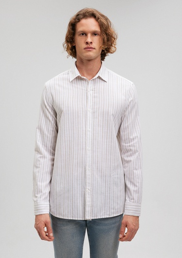  Mavi Çizgili Gömlek  8811054-87831