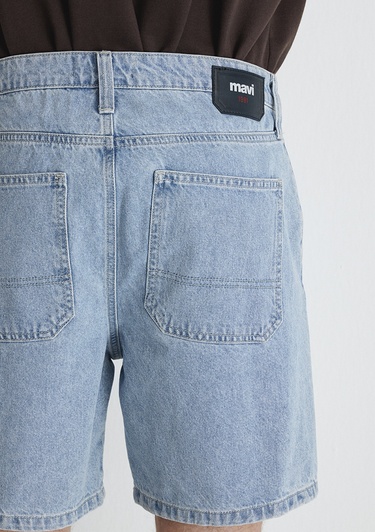  Mavi Rotterdam Mv91 Street Açık Mavi Jean Şort 0410185-82794