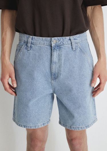  Mavi Rotterdam Mv91 Street Açık Mavi Jean Şort 0410185-82794